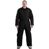 Berne NI417T Men's Tall Icecap Insulated Coverall in Black size 3XT | Nylon
