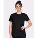 Next Level 6600 Women's CVC Relaxed T-Shirt in Black size 2XL | 60/40 cotton/polyester