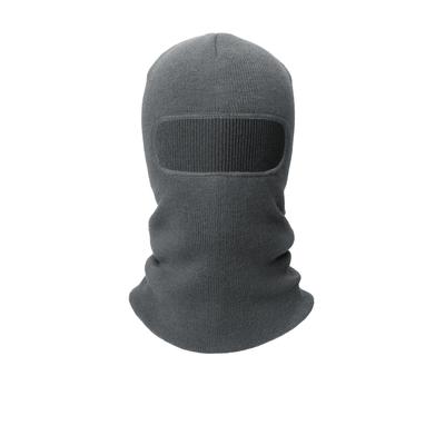 CornerStone CS805 Rib Knit Face Mask in Charcoal size OSFA | acrylic