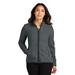 Port Authority L110 Women's Connection Fleece Jacket in Charcoal size 2XL | Polyester fleece