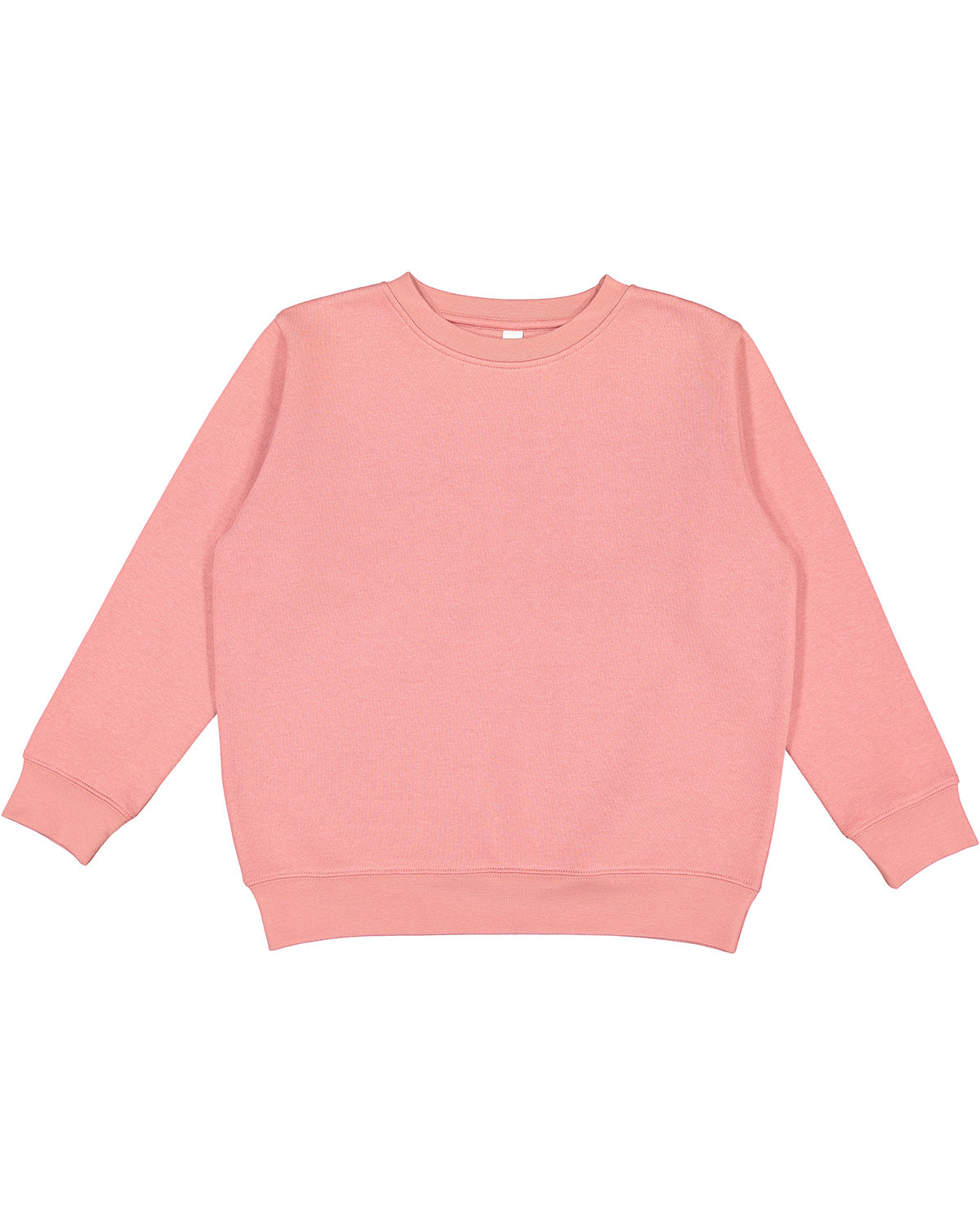 LAT L2225 Youth Fleece Sweatshirt in Mauvelous size Medium | Cotton/Polyester Blend 2225LA, 2225