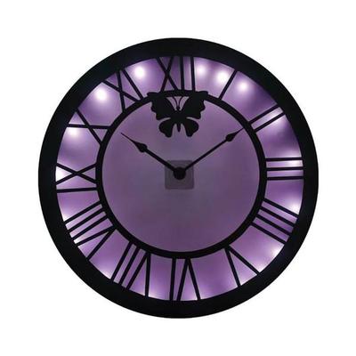 Regal Art & Gift 13240 - Paradise Solar Clock - Butterfly Wall Decor Clocks