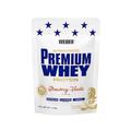 Weider Premium Whey Protein Pulver, unverschämt leckeres Eiweißpulver mit Whey Isolat für Muskelaufbau mit hohem Anteil an EAA, BCAA und freiem L-Glutamin, perfekte Löslichkeit, Erdbeer-Vanilla, 500g