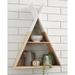 Signature Design by Ashley Cadel White/Natural Wall Shelf - 18"W x 6"D x 24"H