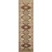 Geometric Green Heriz Serapi Oriental Runner Rug Handmade Wool Carpet - 2'6"x 10'0"