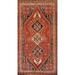 Vegetable Dye Qashqai Persian Vintage Rug Hand-knotted Wool Carpet - 4'8"x 8'8"
