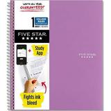 Five Star Wirebound Notebook - 1 Subject(s)100 Pages - Wire Bound - College Ruled - 8 1/2 x 11 - Purple Cover - Double Sided Sheet Durable Water Resistant Wear Resistant T | Bundle of 10 Each