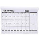 Calendar Wall 2023 Monthly Planner Desk Calendars Large Office Hanging Academic Calender Printable Household Erase