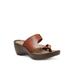 Women's Laurel Thong Sandal by Eastland in Tan (Size 9 M)