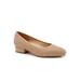 Wide Width Women's Jade Pump by Trotters in Nude (Size 8 W)