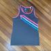 Adidas Tops | Adidas Grey/Pink Logo Tank. Fitted. Small | Color: Gray/Pink | Size: S