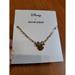 Disney Jewelry | Disney Baublebar Necklace Minnie Mouse Necklace Sparkly Bow Gold New Chain | Color: Gold | Size: Os
