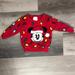 Disney Shirts & Tops | Disney Christmas Sweater | Color: Red | Size: 9-12mb