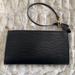 Louis Vuitton Bags | Louis Vuitton Black Epi Leather Wristlet Pouchette Clutch Wallet Excellent | Color: Black/Gold | Size: Os