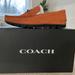 Coach Shoes | Mens Coach Loafers/Mott Driver | Color: Orange | Size: 10 D