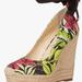 Jessica Simpson Shoes | Jessica Simpson Wedges | Color: Black/Green | Size: 9