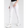 "Relax-fit-Jeans KANGAROOS ""RELAX-FIT HIGH WAIST"" Gr. 38, N-Gr, weiß (white) Damen Jeans"