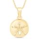 AFFY Sand Dollar Pendant Necklace in 14k Gold Over Sterling Silver