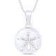 AFFY Sand Dollar Pendant Necklace in 14k Gold Over Sterling Silver