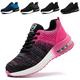 Baofular Safety Trainers Men Womens Steel Toe Cap Trainers Lightweight Comfortable Safety Shoes Work Trainers Non Slip & Breathable Pink 6 UK 40 EU 250