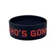 Bracelet en silicone Who Is Gonna Stop Me bracelet large d'un pouce 1 PC