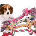 Corde en coton pour chien jouet à mâcher pour chat corde tressée Durable nettoyage des dents