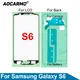 Aocarmo – coque arrière adhésive pour écran tactile LCD pour Samsung Galaxy S6 G920