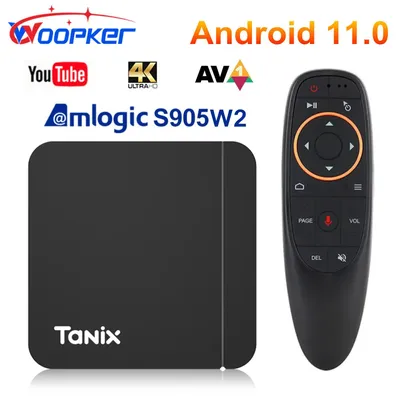 Tanix – boîtier Smart TV W2 Amlogic S905W2 Android 11 2 go 16 go AV1 HDR10 + HD lecteur