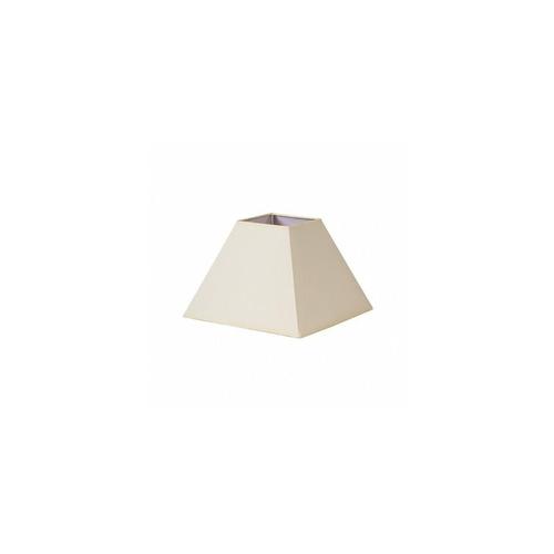 Lampenschirm Piramide Mezzo E27 beige 40dx18dx28h Popelin-Stoff