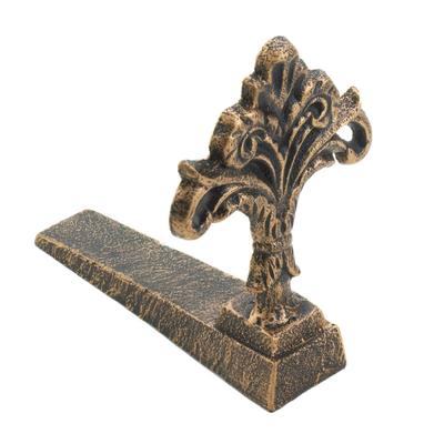 Fleur-De-Lis Door Stopper - 6" - Bronze