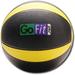 GoFit 10-Lb. Medicine Ball - Black/Yellow