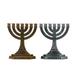7 Branch Candle Holder Jewish Menorah Candle-holder Relic Ornament