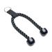 Tricep Rope Pull Down Cable Heavy Duty Accessories Pulley Attachments Black Exerciser Nylon for Cable Machine Strength workout and gym