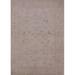 Ahgly Company Indoor Rectangle Mid-Century Modern Rosy Brown Pink Oriental Area Rugs 5 x 8