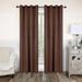 Superior Solid Blackout Curtain Set of 8 52 x 84 Cappuccino