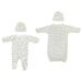 Bambini Layette Unisex Closed-toe Sleep & Play with Caps (Pack of 4 )