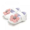 Baby Girls Shoes with Floral Princess Wedding Dress Shoes Soft Newborn Infant Crib First Walker Prewalker