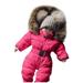 Winter Jacket Outfit Warm Thick Girl Coat Hooded Boy Baby Jumpsuit Romper Boys Outfits&Set Warm Outwear For 24 Months