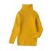 Toddler Baby Knit Turtleneck Sweater Soft Solid Color Warm Sweater Crochet Pullover Kids Boys Girls Long Sleeved Knitted Candy Color Leggings Sweater 2023 Children s Sweatshirts