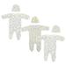 Bambini Layette Unisex Closed-toe Sleep & Play with Caps (Pack of 6 )