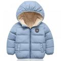 Baby Boys Girls Coats Outerwear Jackets Toddler Autumn Winter Fleece Padded Jacket Hooded Zip Jacket Coat