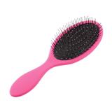 Unique Bargains 1 Pcs Anti-Static Paddle Hair Brush Barber Brush Tools for Men and Women Styling Comb Rose Red