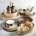 Rattan Nito Serving Collection - White, White Chip & Dip Server - Frontgate