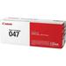 Canon 047 Original Laser Toner Cartridge - Black - 1 Each - 1600 Pages | Bundle of 5 Each