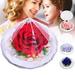 GROFRY Rose Preserved Box Handmade Openable Portable Eternal Preserved Real Rose Flower Box for Mother s Day
