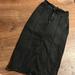 Free People Skirts | Black Free People High Waist Denim Pencil Skirt | Color: Black | Size: 0