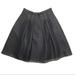 Burberry Skirts | Burberry Black Mesh Pleated Skirt | Color: Black | Size: 0