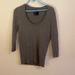 American Eagle Outfitters Sweaters | Cable Knit Scoop Neck American Eagle Large Sweater | Color: Gray | Size: L