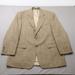 Polo By Ralph Lauren Suits & Blazers | Lauren Ralph Lauren Mens Blazer Jacket Silk Wool Plaid Size 43l Sports Coat | Color: Brown/Tan | Size: 43l