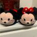 Disney Shoes | Disney Tsum Tsum Mickey & Minnie Slippers | Color: Black/Red | Size: 5.5